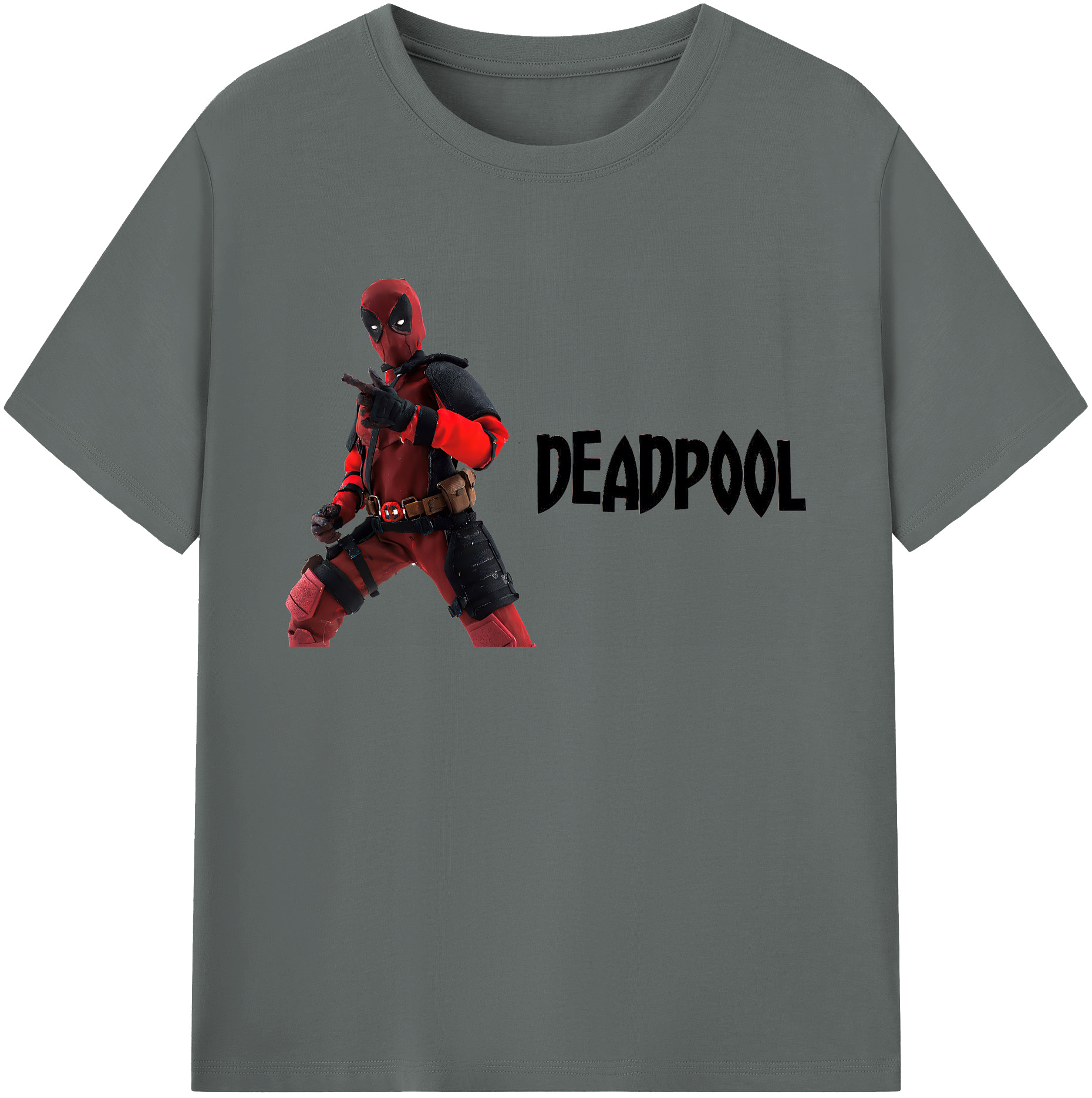 （画像用） Deadpool デッドプール 綿100％ メンズ半袖Tシャツ｜肌触りやわらか＆通気性